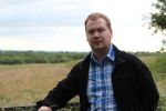 Salford Councillor Iain Lindley at Hilton Lane Green Field Site